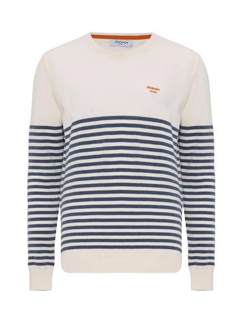 Moxx Paris Pullover 'Hugues'  ecru / navy / orange