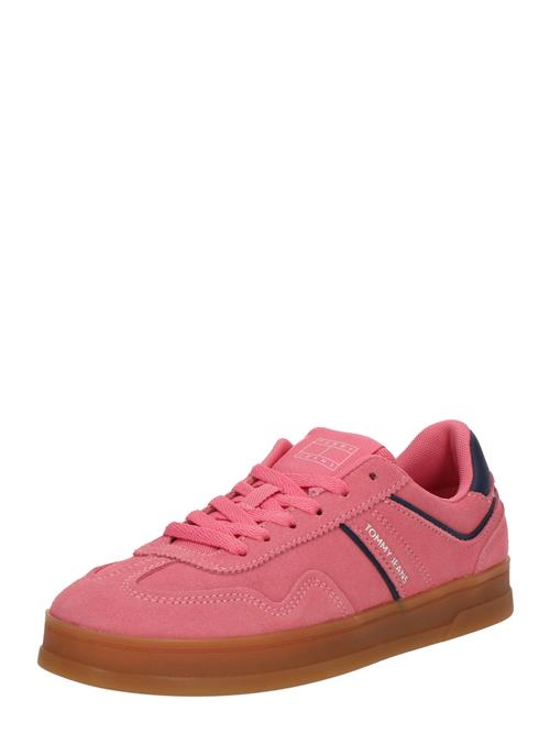 Tommy Jeans Sneaker low 'The Greenwich'  mørkeblå / lyserød / hvid