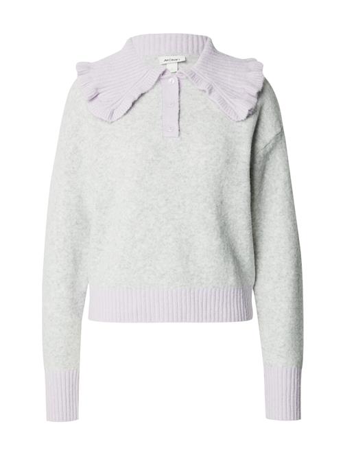 Monki Pullover  grå-meleret / lilla