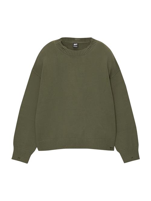 Pull&Bear Pullover 'STWD'  oliven / mint