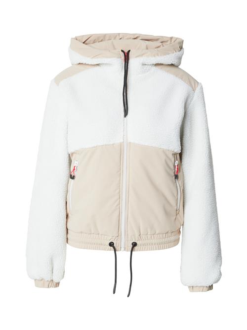 ICEPEAK Fleecejakke 'Erie'  beige / hvid