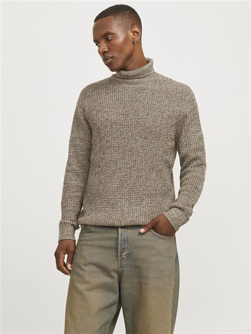 JACK & JONES Pullover  brun-meleret