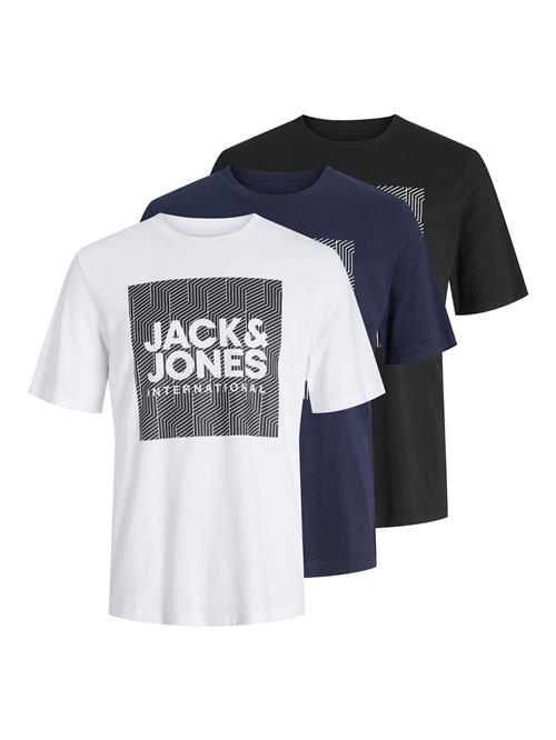 JACK & JONES Bluser & t-shirts  marin / grå / sort / hvid