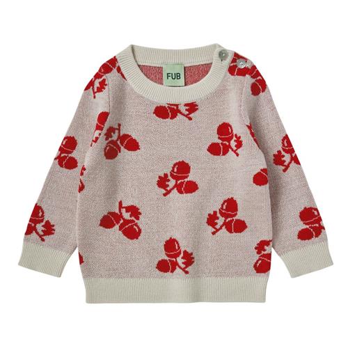 FUB Baby Acorn Bluse Ecru/Red |  | 62 cm