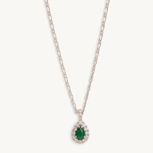 LILY AND ROSE Bianca Necklace - Emerald Emerald Onesize