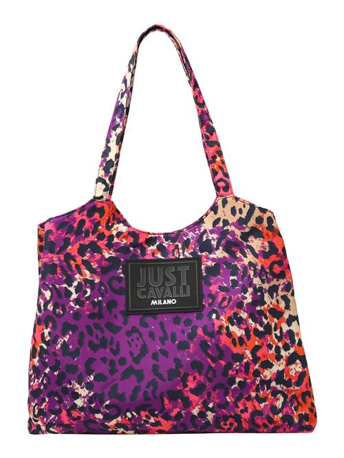 Just Cavalli Shopper  ecru / lilla / hindbær / sort