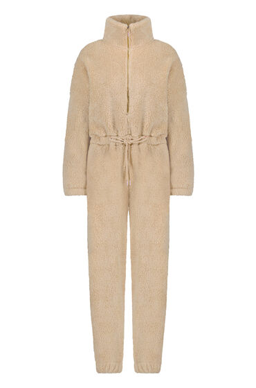 Hunkemöller Onesie-jumpsuit fleece Beige