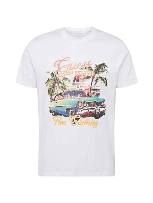 GUESS Bluser & t-shirts 'SUMMER CAR'  turkis / gul / sort / hvid