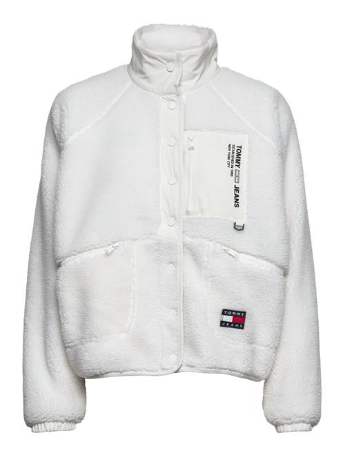 Tommy Jeans Tjw Reversible Sherpa Jacket Tommy Jeans White