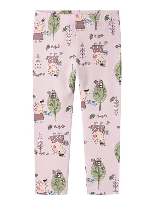 NAME IT Leggings 'NMFDYKA PEPPA'  grøn / lilla / lysviolet / pastelpink