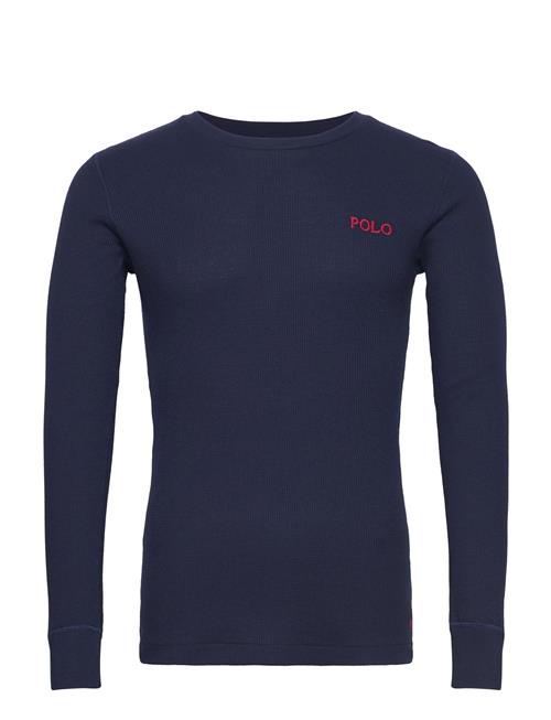 Polo Ralph Lauren Underwear Waffle-Knit Crewneck Sleep Shirt Polo Ralph Lauren Underwear Navy