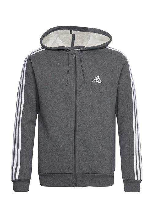 adidas Sportswear M 3S Fl Fz Hd Adidas Sportswear Grey