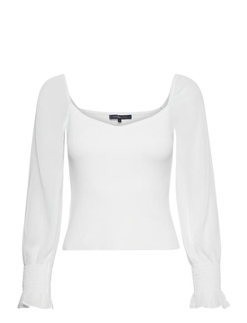 French Connection Maia Krista Crepe Mix Jumper French Connection White