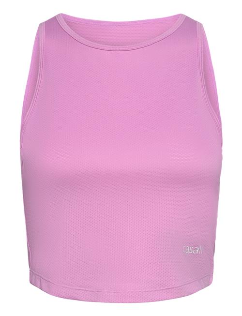 Casall Laser Mesh Crop Top Casall Pink