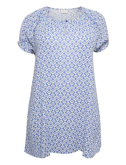 Kaffe Curve Kcami Tunic Printed Kaffe Curve Blue