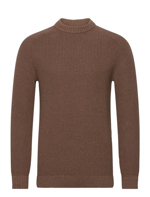 Selected Homme Slhreg-Dan Structure Crew Neck Selected Homme Brown