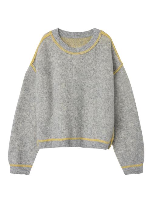 Se NAME IT Pullover  gul / grå ved About You