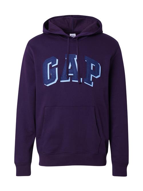 GAP Sweatshirt 'HERITAGE'  pastelblå / violetblå / brombær