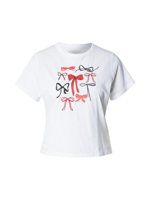 Se Abercrombie & Fitch Shirts  grå / rød / hvid ved About You