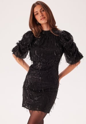 Se YAS Yaselza 2/4 DRESS DRESS Dress  Black L ved Bubbleroom