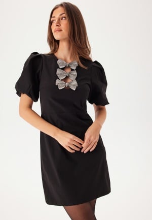 Se VERO MODA Vmellison 2/4 SHORT DRESS  SHO Black M ved Bubbleroom