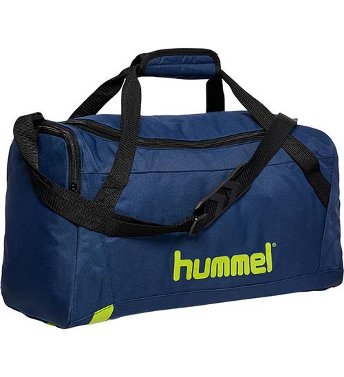 Hummel Sportstaske - Large - Core - Dark Denim/Lime Punch