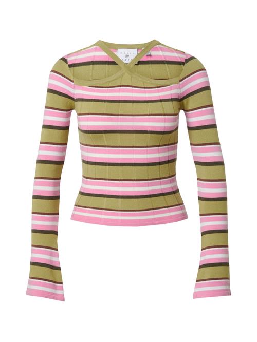 Daisy Street Pullover  siv / lys pink / sort / hvid