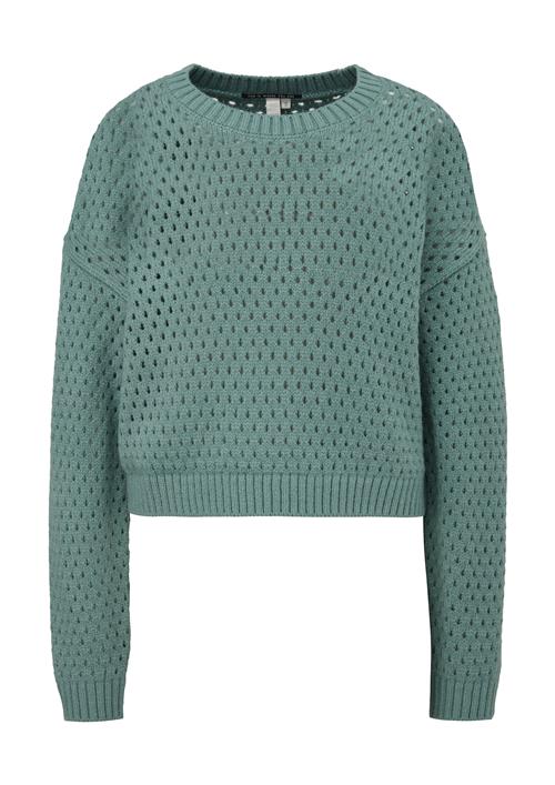 QS Pullover  cyanblå