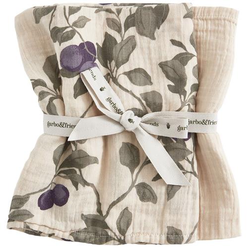 garbo&friends Muslin Blanket Plum Purple Tæpper | Lilla | 0