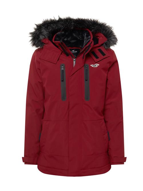 HOLLISTER Vinterparka  burgunder / sort