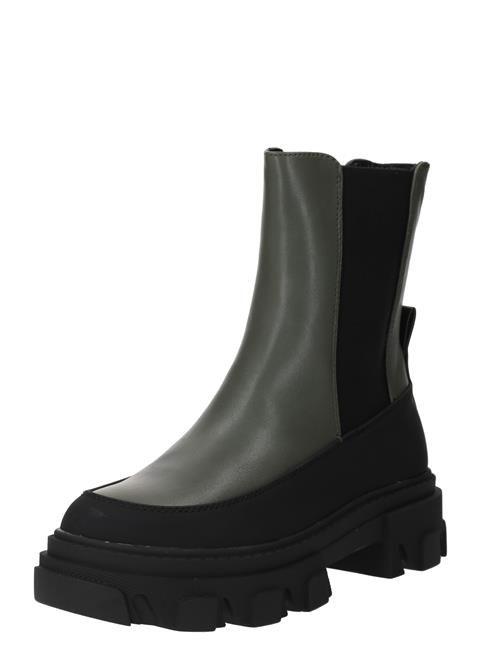 ONLY Chelsea Boots 'TOLA'  mørkegrøn / sort