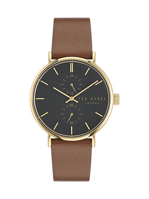 Ted Baker Analogt ur 'Phylipa Gents Timeless'  brun / guld / sort