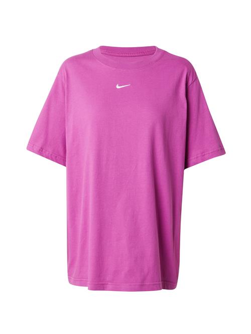 Nike Sportswear Funktionsbluse 'Essentials'  fuchsia / hvid