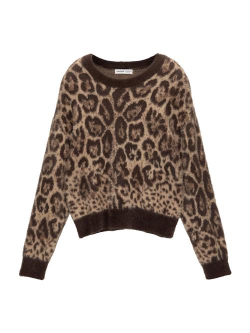 Se Pull&Bear Pullover  brun / cappuccino / sort ved About You