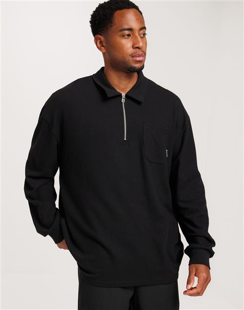 Woodbird WBDom terry Polo Half zip Sort