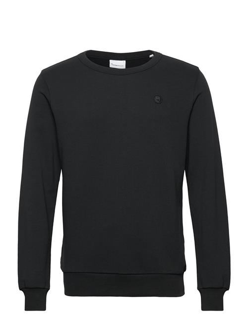 Erik Basic Badge Sweat - Gots/Vegan Knowledge Cotton Apparel Black