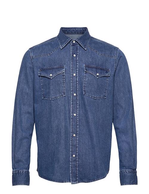 Morris Walton Denim Shirt Morris Blue