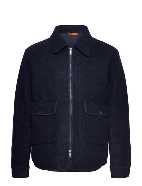 Selected Homme Slhhope Boiled Wool Jacket W Selected Homme Navy