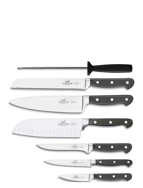 Knife Set Pluton 7-Pack Lion Sabatier Silver