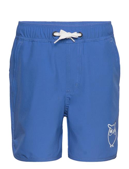 Knowledge Cotton Apparel Swim Shorts With Elastic Waist And Knowledge Cotton Apparel Blue