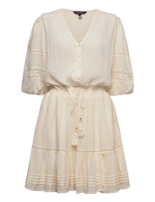 Lauren Ralph Lauren Cotton Crinkle-Dress Lauren Ralph Lauren Cream