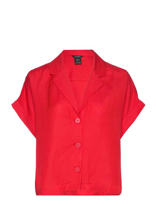 Lindex Shirt Lillie Short Sleeve Lindex Red