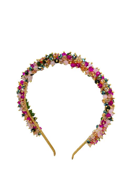 Pipol's Bazaar Melissa Beaded Headband Multipink Pipol's Bazaar Patterned