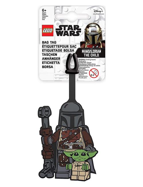 Euromic Lego Star Wars, Bag Tag, The Mandalorian W/Child Euromic Black