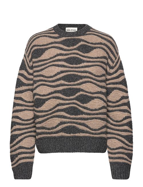 Enkel Studio Esasil Ls Crewneck Knit F Enkel Studio Grey