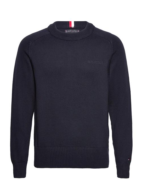 Tommy Hilfiger Monotype Chunky Cotton C Nk Tommy Hilfiger Navy