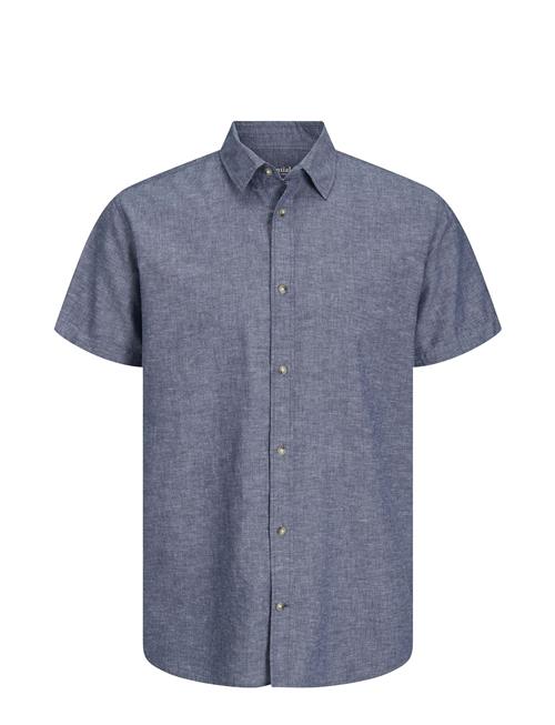 Jack & Jones Jjesummer Linen Blend Shirt Ss Sn Jack & J S Blue