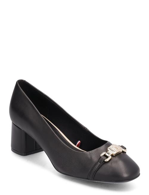 Tommy Hilfiger Th Hardware Mid Blocky Pump Tommy Hilfiger Black