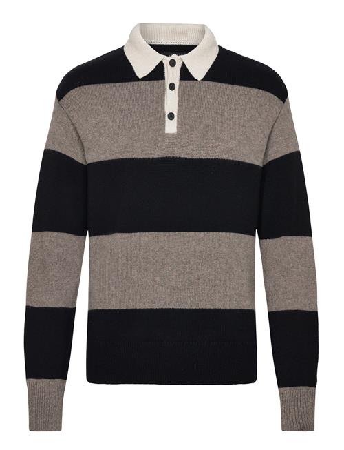 AllSaints Jax Ls Polo AllSaints Black