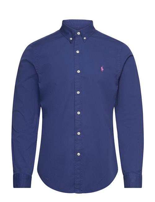 Polo Ralph Lauren Slim Fit Garment-Dyed Twill Shirt Polo Ralph Lauren Blue